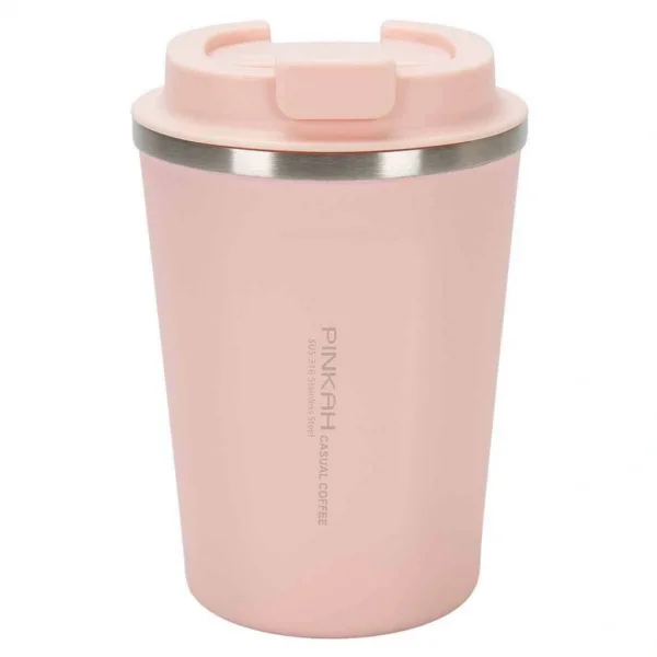 Pınkah Paslanmaz Çelik Kahve Termos Bardağı 380 ml
