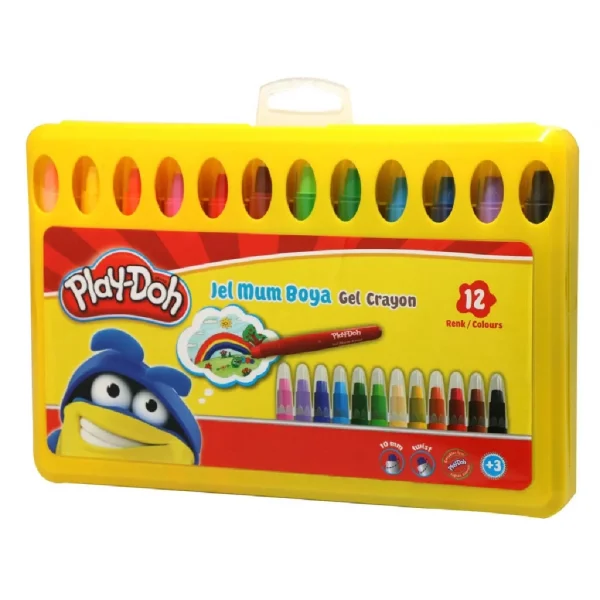 Play-Doh Jel Crayon 12 Renk PP Box