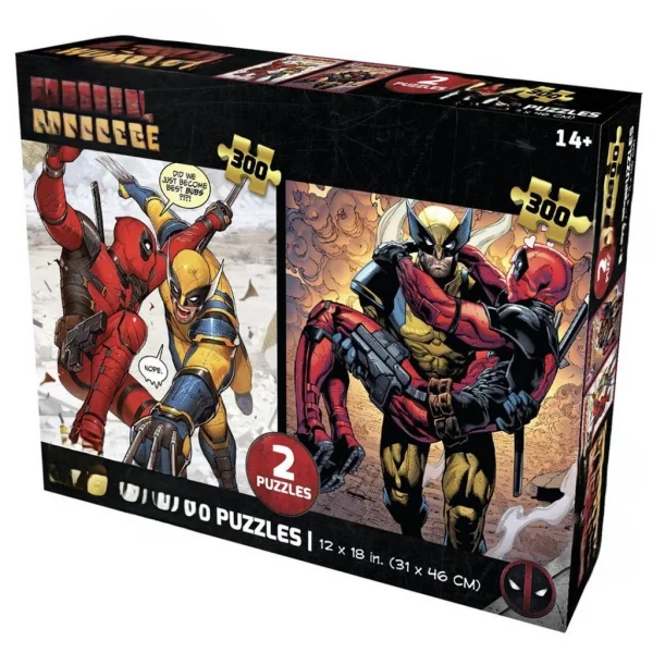 Prime 3D Deadpool İkili Puzzle 300 Parça
