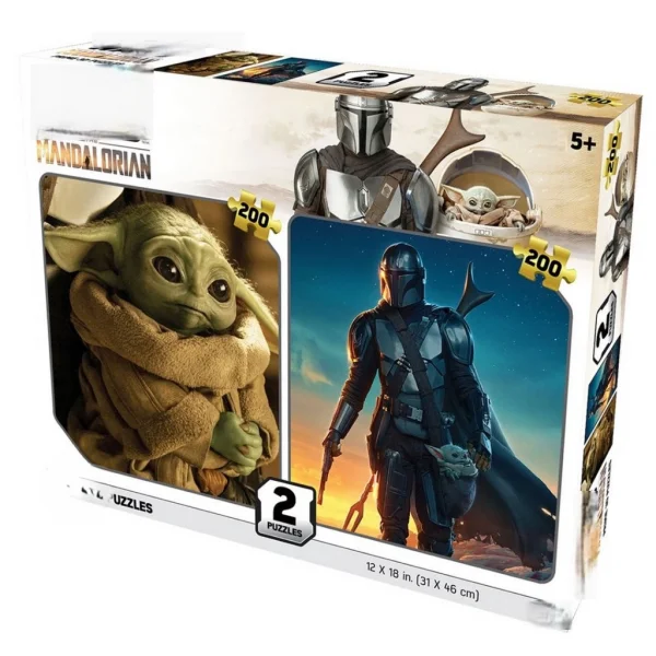 Prime 3D The Mandalorian İkili Puzzle 200 Parça