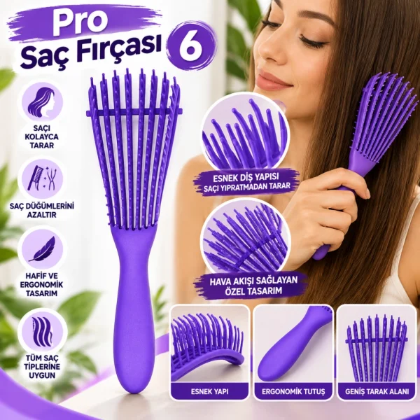 Pro Saç Fırçası 6