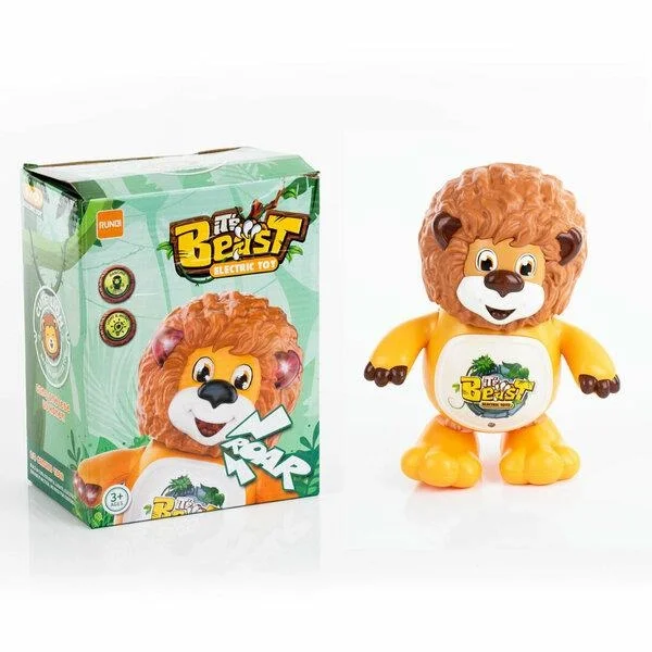 RS-9042C KUT.PİLLİ IŞIKLI MÜZİKLİ ASLAN -ZRV