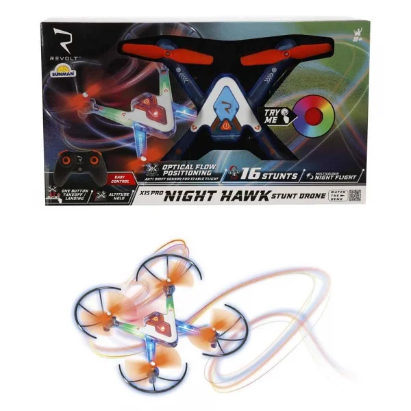 RVT R/C DRONE NİGHT HAW STUNT IŞKLI