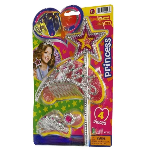 S01002256 KOKOŞ SET TAÇ/ASA SİMLİ 4PRÇ KRTL