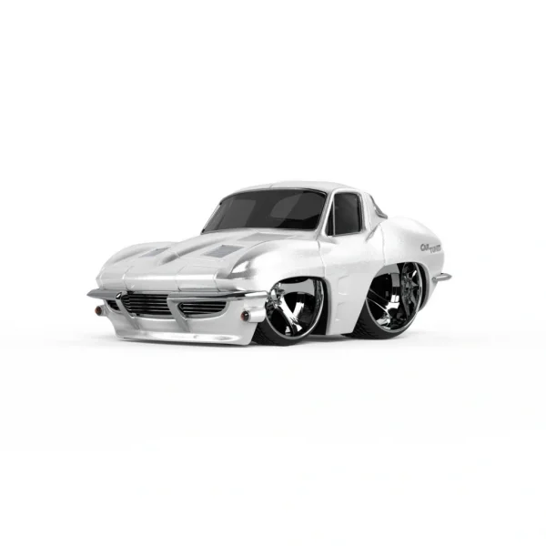 S2 1963 Chevy Corvette Stingray - Beyaz Muscle Araba