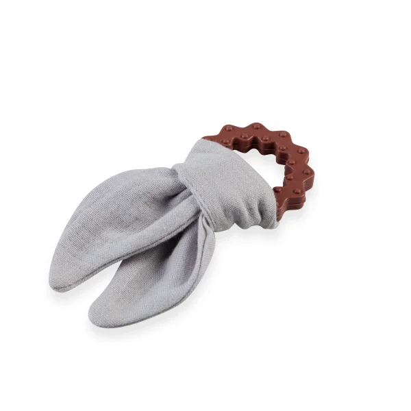 Silikon Diş Kaşıyıcılı Müslin Önlük 736 Gri
