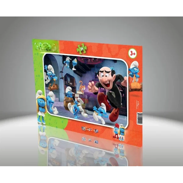 SMURF FRAME PUZZLE 24 PARÇA