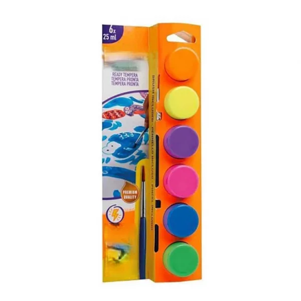 Suluboya Fosforlu Yıkanabilir Fırçalı