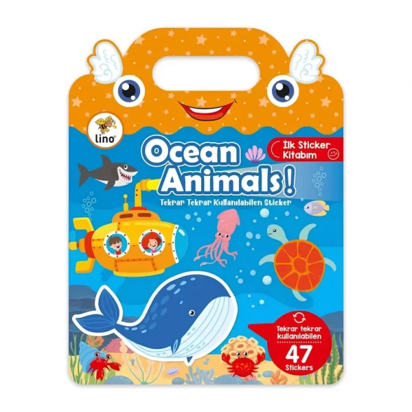 Tekrar Kullanılabilen İlk Sticker Kitabım Ocean Animals