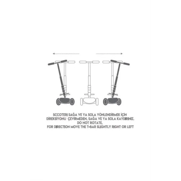 Torutoys Maxi Twist Işıklı Scooter Pembe