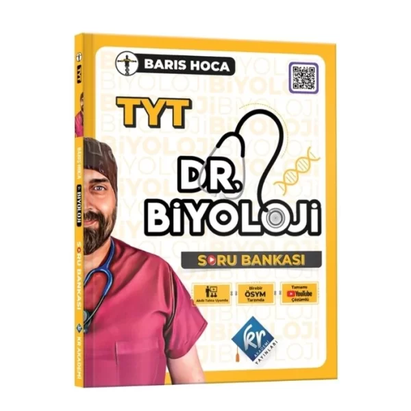 TYT Dr. Biyoloji Soru Bankası Barış Hoca KR Akademi Yayınları