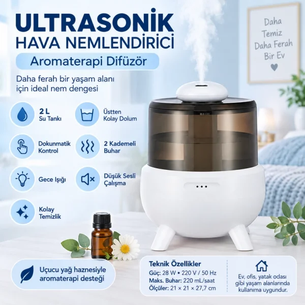 Ultrasonik Buhar Makinesi