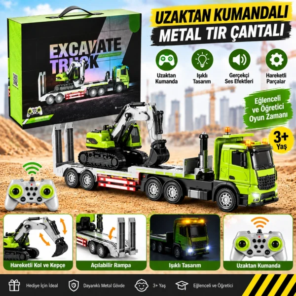 Uzaktan Kumandalı Metal Tır Çantalı