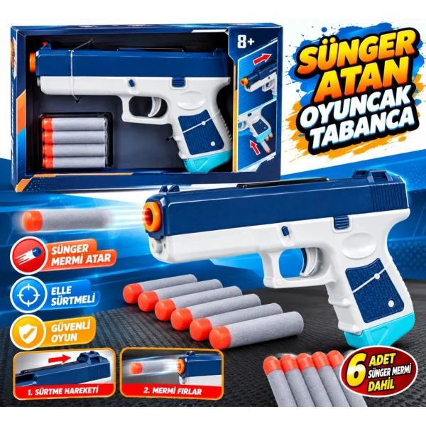 WY2105B SÜNGER ATAN OYUNCAK TABANCA