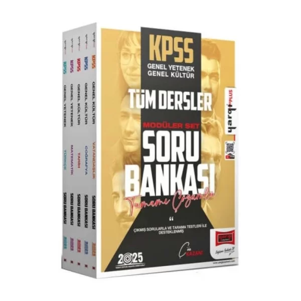 YARGI KPSS GKGY TAM ÇÖZ MODÜLER SORU BANKASI SET