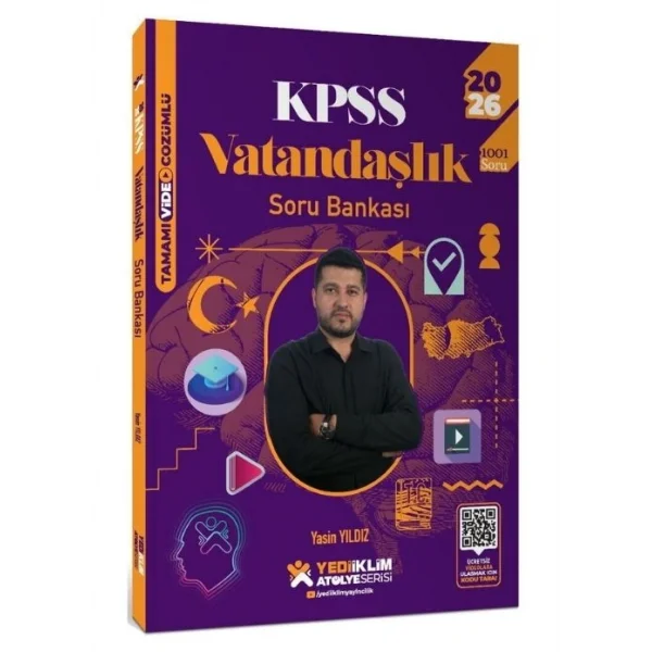 YEDİİKLİM KPSS GK ATÖLYE VATANDAŞLIK ÇÖZ SORU BANKASI