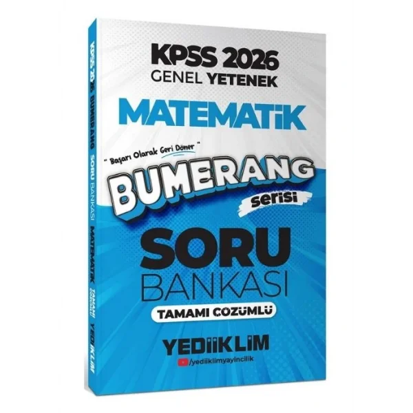 YEDİİKLİM KPSS GY BUMERANG MATEMATİK SB