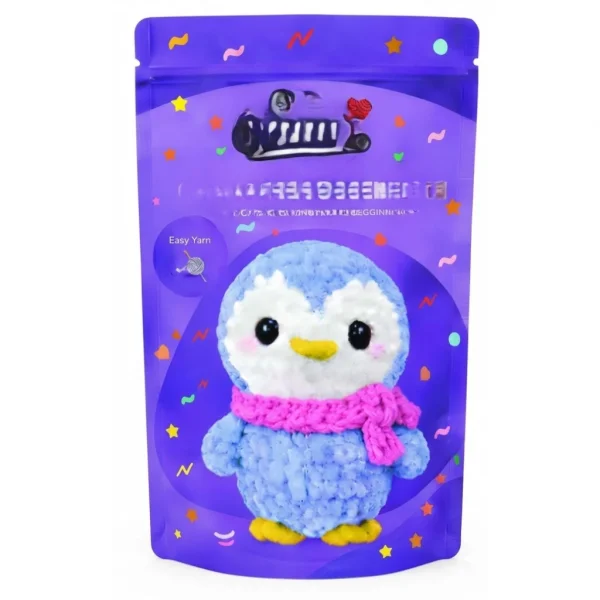 Yeni Başlayanlar İçin Penguen Amigurumi Örgü Kiti
