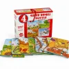 2488  MEVSİMLER SÜPER RENKLİ PUZZLE 4LÜ