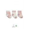 3Lü Penye Cute Stars Soket Çorap BS10115 Pembe