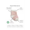 3Lü Penye Cute Stars Soket Çorap BS10115 Pembe