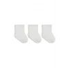 3lü Penye Soket Çorap 10132 Ekru