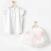 Andywawa AC24503 Petit Love 2Li Bebek Takım Ekru