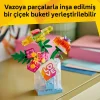 Arada Çiçekli Dekoratif Parfüm Şişesi 31383