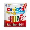 Carioca Bravo Süper Yıkanabilir Keçeli Boya Kalemi 12’li 42755