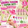 Çiçekli Kalem Yapım Seti