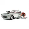 Figürü ve 1957 Chevrolet Corvette Model Aracı