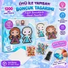 Frozen Ütü ile Yapışan Boncuk Tasarımı