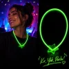 Glow Yıldız Kolye Neon Fosforlu Işıklı Kolye Yeşil Renk
