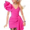 JJN73 DELUXE STYLE - Pembe Parlak Elbise