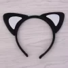 Kedi Kulak Taç Siyah İçi Beyaz Renk Pofuduk 15X17 cm