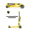 L5-2IN1-Y  LİSANSLI KATLANIR OTURAKLI IŞIKLI SCOOTER SARI