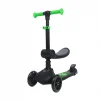L52IN1-BK LİSANSLI KATLANIR OTURAKLI IŞIKLI SCOOTER SİYAH