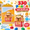 LZ-8876  POPCORN MODEL 330 PARÇA BLOCK OYUNCAK