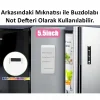 Manyetik Mini Sihirli Yazı Tahtası 5,5 - 14 cm