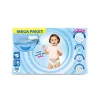 Mega Paket Bebek Bezi 6 Beden 15+ Kg 80 Adet