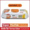 Mutfak Temizlik Havlusu 50 Adet Portakal