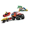 Nessi World 60412 LEGO® City 4x4 Kurtarma Botlu İtfaiye Kamyonu 301 parça +5 yaş