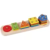 Nessiworld 1013-SKC Chiva, Beşgenli Geometik Şekiller - Ahşap
