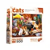 NessiWorld 20052 Kittens in the Writer’s Office 500 Parça Puzzle