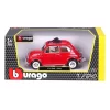 Nessiworld 22099 Burago Fiat 500L 168 Kırmızı 1:24 -Sunman