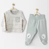 Nessiworld Andywawa AC26009 Mummy S Snuggle Saurus 2li Zıbın Takım Green