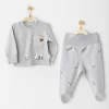 Nessiworld Andywawa AC26024 Keep Smiling 2li Zıbın Takım Grey