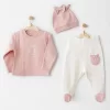 Nessiworld Andywawa AC26086 Mon Petit Amour 3lü Zıbın Takım Pink