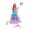 Nessiworld Barbie Sihirli Dokunuş Peri Masalı Elbiseli Bebek HLC31