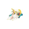 Nessiworld BIB6015 -Vardem Piyanolu 2 in 1 Bebek Yürüteci ve Tavşan Desenli Mavi Oyun Halısı